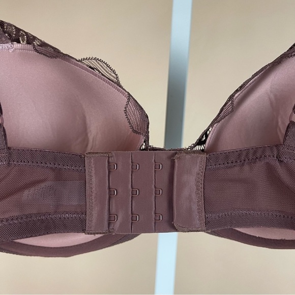 Paramour by Felina 38D Tempting Plush Contoured Bra Color Cocoa - Picture 6 of 11